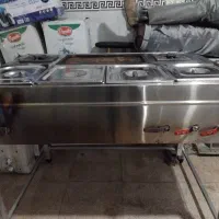 گاز صنعتی گریل دار و چهار مخزن بخارپز