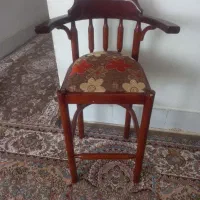 سلام دو عدد صندلی اوپن چوب گردو