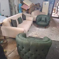 یک دست ۸نفره مبل مینیمال|مبلمان خانگی و میز عسلی|کوچصفهان, |دیوار