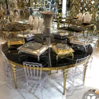 میزدوناتی ماهگل فلزی تالاری/تشریفات باغ رستوران