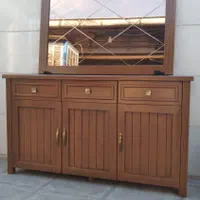 آینه و کنسول کشودار|بوفه، ویترین، کنسول|اسلامشهر, ده عباس|دیوار