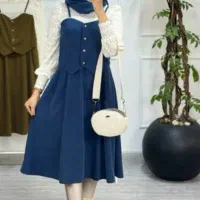 پیراهن کره ای، مجلسی، کت سارافون یک سره وارداتی