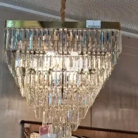 لوستر چشمه نور فلزی آویز .N2662