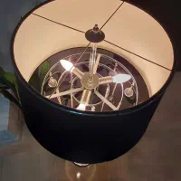 آباژور ایستاده مدل کنار سالنی الماس اویزدار|چراغ خواب و آباژور|بندر انزلی, پاسداران|دیوار