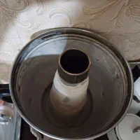 سماور گازی ۶ لیتری با سینی و کاسه|سماور، چایساز، قهوهساز|اسلامشهر, شهرک واوان|دیوار