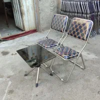 اجاره صندلی شیواری و تاشو میز غذاخوری عسلی