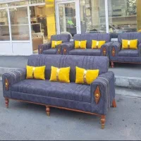 مبل راحتی کم جا و خوش فرم|مبلمان خانگی و میز عسلی|زرندیه, |دیوار