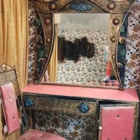 ست کامل آینه و میز فرفروژه