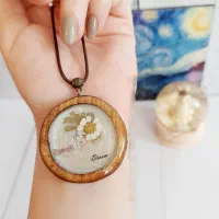 گردنبند چوبی دستساز