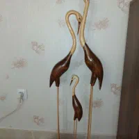 کرگدن چوبی و لک لک چوبی  کار دست