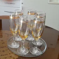 دو دست گیلاس شربت خوری
