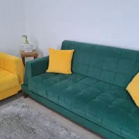 مبل ۷ نفره و میز جلومبلی