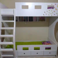 تخت دو‌طبقه شرکتی،MDF|تخت و سرویس خواب|همدان, |دیوار