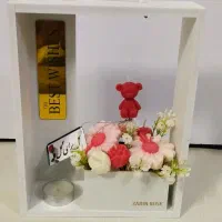 باکس شیک  گل شمعی