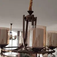 4 تا لوستر رنگ برنز|لوستر و چراغ آویز|تهران, جنت‌آباد شمالی|دیوار