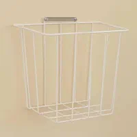 سبد همه کاره جای نایلون زباله سطل زباله مفتولی