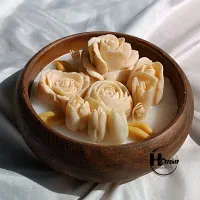 انواع کادویی باکس گل شمع (گل جاودانه)