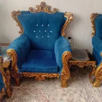 مبلمان ۷نفره باجلومبلی سالم فروش فوری|مبلمان خانگی و میز عسلی|پرند, فاز ۵|دیوار