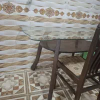 میز ناهار خوری ۴ نفره|میز و صندلی غذاخوری|شوش, |دیوار