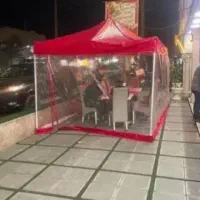 چادر برزنتی تاشو