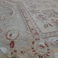 فرش گل برجسته. ۲عدد.