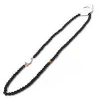 ۱۲۰ عدد گردنبند سنگ اونیکس پلاک استیل رنگ ثابت