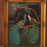 قاب عکس طرح طاوس