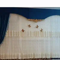 پرده پذیرایی با کتیبه و کناره