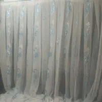 پرده حریر و والن مخمل|پرده، رانر، رومیزی|رشت, شهرک آیت الله منتظری|دیوار