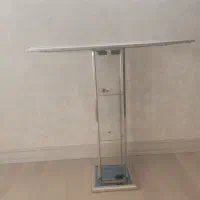 میز بار چرخدار میز ساده شیشه‌ای|میز و صندلی غذاخوری|تبریز, |دیوار