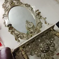 اینه شمعدان بوفه و ساعت