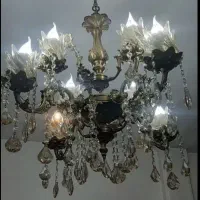 لوستر چهار شاخه 8شعله برنزی