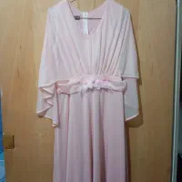 لباس مجلسی صورتی روشن سایز۳