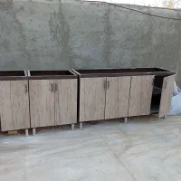 یک دست کامل کابینت تمیز