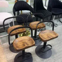 صندلی اپن کانتر جزیره مدل چوبی