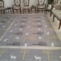 دوخت رو‌فرشی باپارچه نخی سبک قالب به فرش|روفرشی|تبریز, |دیوار