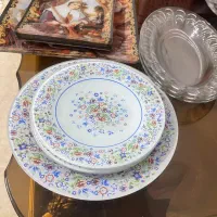 بلوریجات وظروف۳عدد دیس نو استفاده نشده