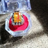 انگشتر دست ساز یاقوت زرد|جواهرات|اصفهان, طامه|دیوار