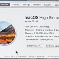 iMac 27 inch late2009 سالم