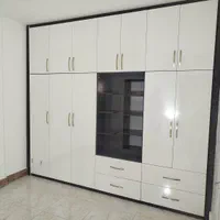 طراحی و اجرای کابینت آشپزخانه وکمددیواری وصنایعmdf|کتابخانه، شلف، قفسه‌های دیواری|لردگان, |دیوار