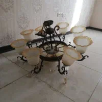 لوستر|لوستر و چراغ آویز|شیراز, ریشمک|دیوار