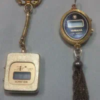 نیم ست نگین دار بسیار زیبا و دو عدد ساعت جیبی