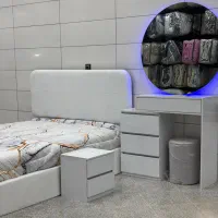 سرویس خواب مینیمال تدی لوکاس / سرای خواب آداک|تخت و سرویس خواب|یزد, |دیوار