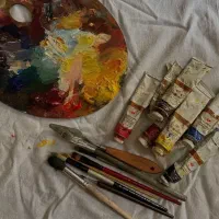 تدریس رنگ روغن و نقاشی خودکار بیک