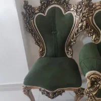 مبل سلطنتی ۹نفره با میز غذاخوری ۴نفره تمام چوب|مبلمان خانگی و میز عسلی|زنجان, |دیوار