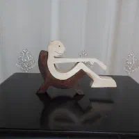 دکوری چوبی مینیمال|مجسمه، تندیس، ماکت|کیش, |دیوار