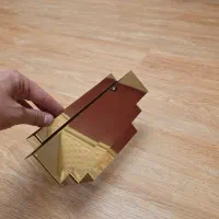 دیوارکوب آکبند، استیل طلائی