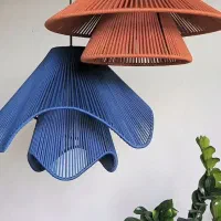 مکرومه|لوستر و چراغ آویز|کرج, عظیمیه|دیوار