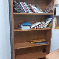 کتابخانه چوبی قابل تنظیم|کتابخانه، شلف، قفسه‌های دیواری|زنجان, |دیوار
