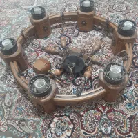 لوستر چوبی|لوستر و چراغ آویز|شهریار, شهرک بهاران (ویره)|دیوار